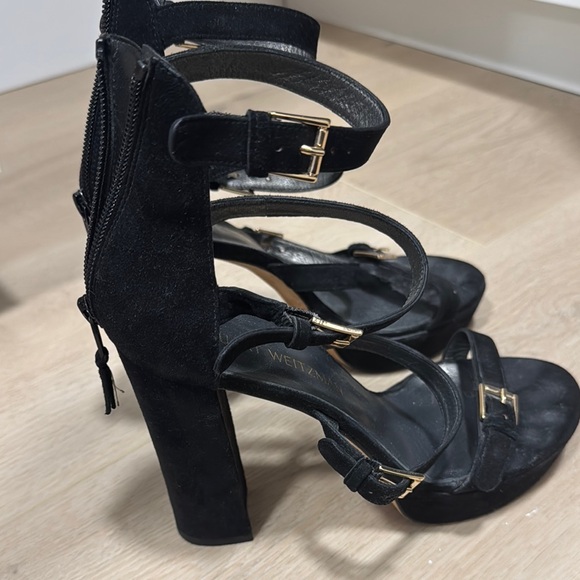Stuart Weitzman Black Stiletto Heels - Picture 2 of 6